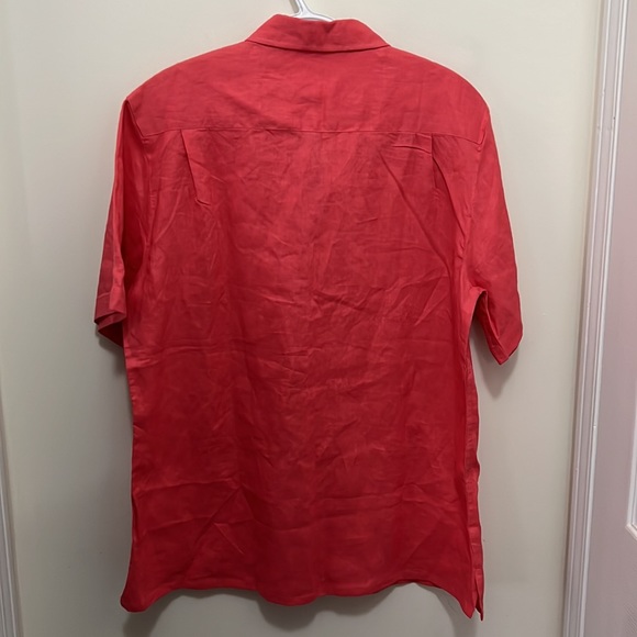 Natural Blue By Visitors Linen Shirt Size Large - Picture 6 of 15